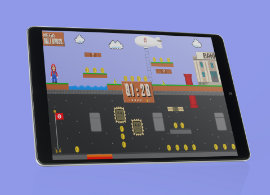 mockup jeu Dali Bross sur tablette