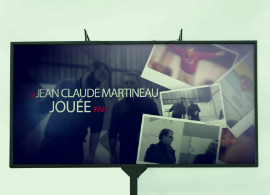 mockup image teaser sur un panneau publicitaire